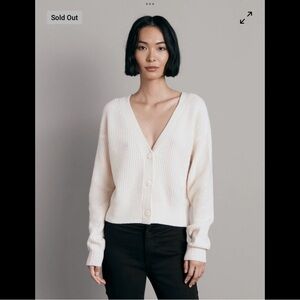 Rag & Bone Women's Cream Cardigan Sweater